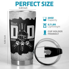 Happy Pawther's Day To The Best Dog Dad I Know - Dog Personalized Custom Tumbler - Father's Day. Gift For Pet Owners. Pet Lovers