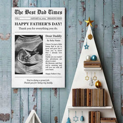 Custom Photo The Best Dad Times - Family Personalized Custom Vertical Poster - Father's Day. Gift For Dad