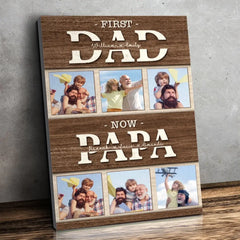 Custom Photo I Know You Love Me Unconditionally - Family Personalized Custom Vertical Canvas - Father's Day. Gift For Dad