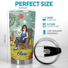 Not My Problem Anymore - Personalized Custom Tumbler - Appreciation. Retirement Gift For Coworkers. Work Friends. Colleagues