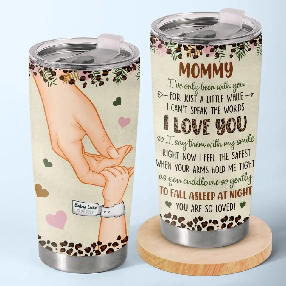 My Mother Is My First Friend And My Forever Friend - Family Personalized Custom Tumbler - Mother's Day. Baby Shower Gift. Gift For First Mom
