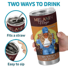 Be A Girl With A Mind. A Woman With Attitude. And A Lady With Class - Bestie Personalized Custom Tumbler - Gift For Best Friends. BFF. Sisters