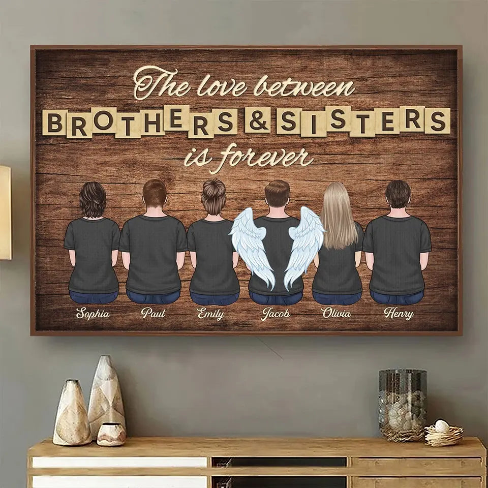 The Greatest Gift Our Parents Ever Gave Us Was Each Other - Family Personalized Custom Horizontal Poster - Gift For Family Members. Siblings. Brothers. Sisters