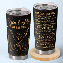 I Love You And Will Love You Until I Die - Couple Personalized Custom Tumbler - Gift For Husband Wife. Anniversary