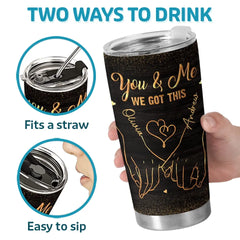 I Love You And Will Love You Until I Die - Couple Personalized Custom Tumbler - Gift For Husband Wife. Anniversary