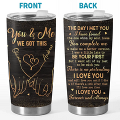 I Love You And Will Love You Until I Die - Couple Personalized Custom Tumbler - Gift For Husband Wife. Anniversary