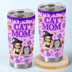 Feline Good About Halloween - Cat Personalized Custom 3D Inflated Effect Printed Tumbler - Halloween Gift For Pet Owners. Pet Lovers
