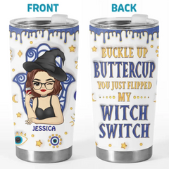 My Halloween Mode Is Activated - Personalized Custom 3D Inflated Effect Printed Tumbler - Halloween Gift For Witches. Yourself
