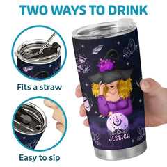 Witch Vibes Only - Personalized Custom Witch Tumbler - Halloween Gift For Witches. Yourself