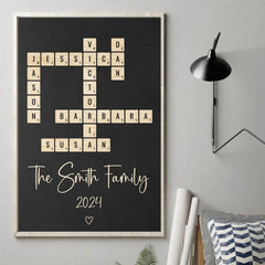 Together. We Celebrate The Magic Of The Season - Family Personalized Custom Vertical Poster - Gift For Family Members