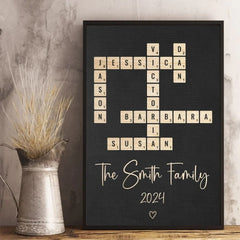 Together. We Celebrate The Magic Of The Season - Family Personalized Custom Vertical Poster - Gift For Family Members