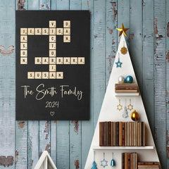 Together. We Celebrate The Magic Of The Season - Family Personalized Custom Vertical Poster - Gift For Family Members