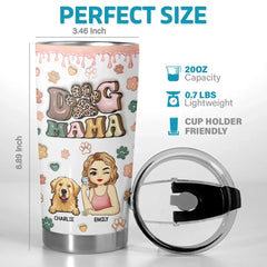 You Are My Fur Baby And My Greatest Joy - Dog Personalized Custom 3D Inflated Effect Printed Tumbler - Gift For Pet Owners. Pet Lovers