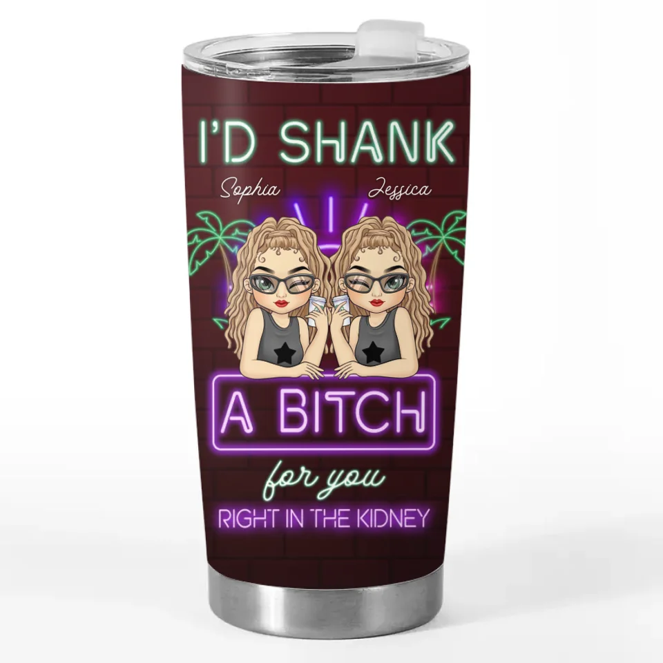 Drinks Taste Better With You - Bestie Personalized Custom Tumbler - Christmas Gift For Best Friends. BFF. Sisters