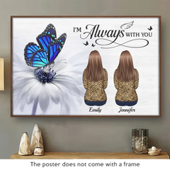 Greatly Loved. Deeply Missed - Memorial Personalized Custom Horizontal Poster - Sympathy Gift For Family Members