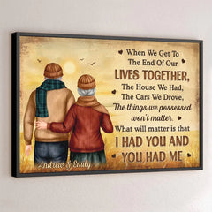 You Are My Queen Forever - Couple Personalized Custom Horizontal Poster - Gift For Husband Wife. Anniversary