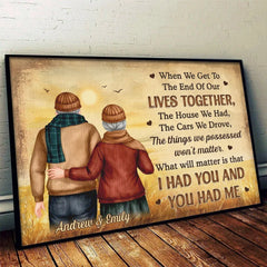 You Are My Queen Forever - Couple Personalized Custom Horizontal Poster - Gift For Husband Wife. Anniversary