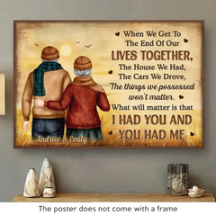 You Are My Queen Forever - Couple Personalized Custom Horizontal Poster - Gift For Husband Wife. Anniversary