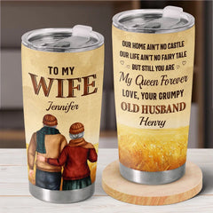 In You. I've Found My Home - Couple Personalized Custom Tumbler - Gift For Husband Wife. Anniversary