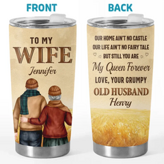 In You. I've Found My Home - Couple Personalized Custom Tumbler - Gift For Husband Wife. Anniversary