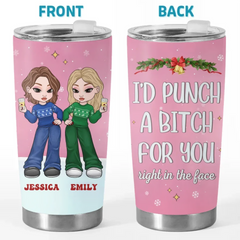 Best Friends Are The Best Therapy - Bestie Personalized Custom Tumbler - Christmas Gift For Best Friends. BFF. Sisters