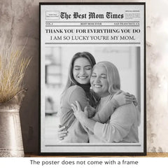 Custom Photo Forever Grateful For Your Endless Love - Family Personalized Custom Vertical Poster - Gift For Mom