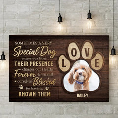 Custom Photo You Were My Favorite Hello And My Hardest Goodbye - Memorial Personalized Custom Horizontal Canvas - Sympathy Gift For Family Members