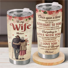 Love Is All We Need - Couple Personalized Custom Tumbler - Gift For Husband Wife. Anniversary