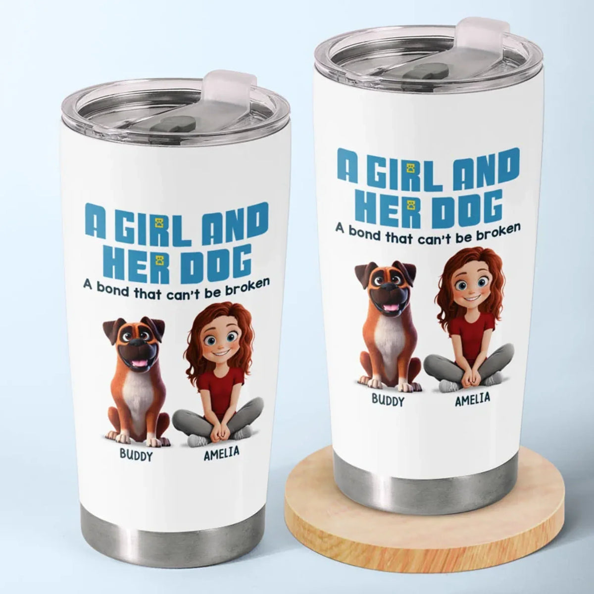 Life Is Better With Paws - Dog & Cat Personalized Custom Tumbler - Gift For Pet Owners. Pet Lovers