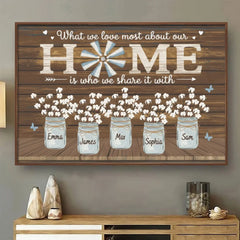 Making Memories With My Family - Family Personalized Custom Horizontal Poster - Gift For Family Members