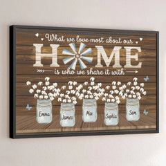 Making Memories With My Family - Family Personalized Custom Horizontal Poster - Gift For Family Members