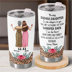 I Will Always Be With You - Family Personalized Custom Tumbler - Gift For Mom. Daughter