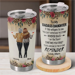 Always By Your Side - Family Personalized Custom Tumbler - Gift For Mom. Daughter