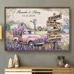 If Only We Had Found Each Other Earlier - Couple Personalized Custom Horizontal Poster - Gift For Husband Wife. Anniversary