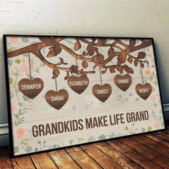 The Essence Of Family Is Love - Family Personalized Custom Horizontal Poster - Gift For Mom. Grandma