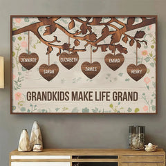 The Essence Of Family Is Love - Family Personalized Custom Horizontal Poster - Gift For Mom. Grandma