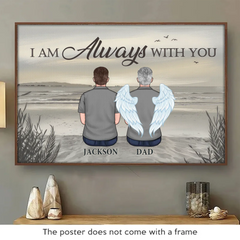 Memories Fade. But Love Lasts Forever - Memorial Personalized Custom Horizontal Poster - Sympathy Gift For Family Members