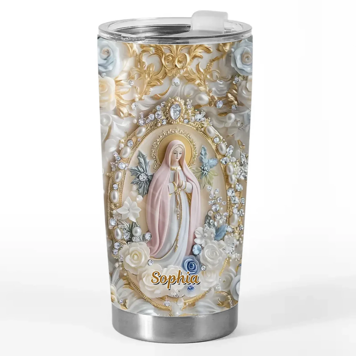 My Heart Finds Peace - Family Personalized Custom 3D Inflated Effect Printed Tumbler - Gift For Yourself. Best Friends. Siblings. Family Members