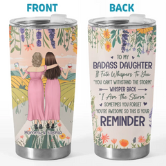 From Childhood To Forever. Best Friends - Family Personalized Custom Tumbler - Gift For Mom. Daughter