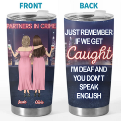 Chaos Creators Since Day One - Bestie Personalized Custom Tumbler -  Gift For Best Friends. BFF. Sisters