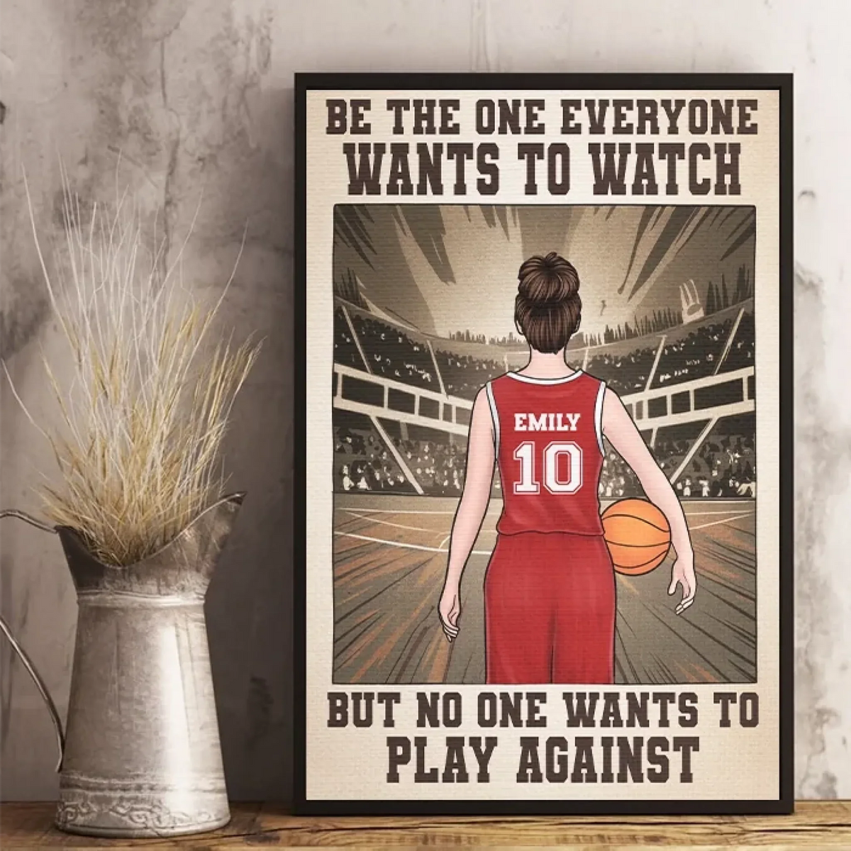 Play Hard. Stay Humble - Personalized Custom Vertical Poster - Gift For Sport Lovers. Sport Players