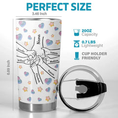 Together Always. No Matter What - Family Personalized Custom 3D Inflated Effect Printed Tumbler - Mother's Day. Gift For Mom. Grandma