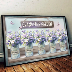 Carrying Love Everywhere - Family Personalized Custom Horizontal Poster - Mother's Day. Gift For Mom. Grandma