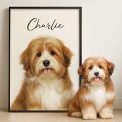 Custom Photo Vertical Poster - Personalized Birthday  Gifts For Dog Cat Lovers. Dog Dad And Mom. Cat Owners - Pawtrait Perfection