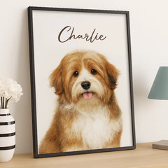 Custom Photo Vertical Poster - Personalized Birthday  Gifts For Dog Cat Lovers. Dog Dad And Mom. Cat Owners - Pawtrait Perfection