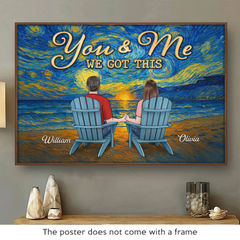 Custom Horizontal Poster - Personalized Anniversary Wedding Gifts For Husband And Wife. Him And Her - Still My Favorite View
