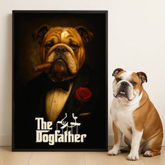 Custom Photo Vertical Poster - Personalized Birthday  Gifts For Dog Cat Lovers. Dog Dad And Mom. Cat Owners - Too Classy For Fetch