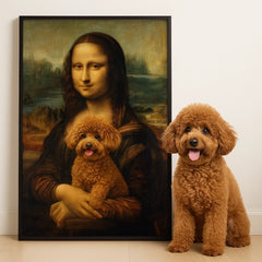Custom Photo Vertical Poster - Personalized Birthday  Gifts For Dog Cat Lovers. Dog Dad And Mom. Cat Owners - Classic Art. Modern Bark