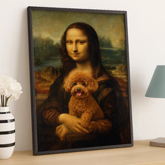 Custom Photo Vertical Poster - Personalized Birthday  Gifts For Dog Cat Lovers. Dog Dad And Mom. Cat Owners - Classic Art. Modern Bark