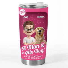 Custom Toy Box Tumbler - Personalized Birthday Gifts For Dog Lovers. Dog Dad And Mom - Paws And Coffee Vibes